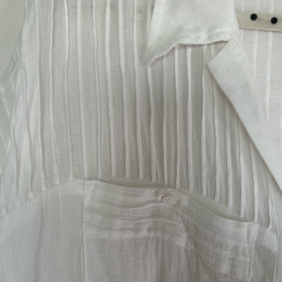 Spell and the Gypsy white bottom down shirt S - Picture 9 of 11